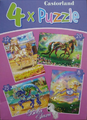 Castorland Puzzles - 4 x Puzzle