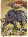 Fenrir, ridden by Feral